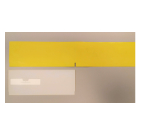 Zebra RFID tag na kartonu, 80x208mm, 600e/r, FI:76, rumene
